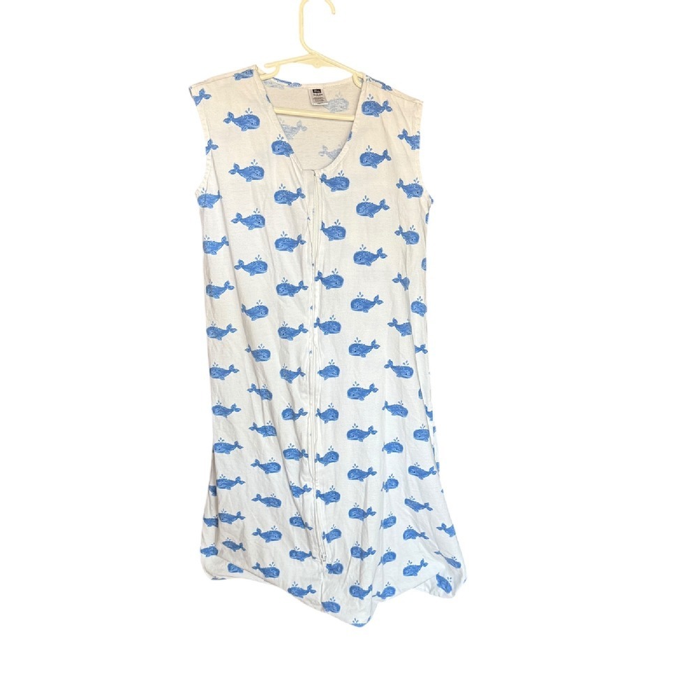 Hudson Baby Whale Sleeveless Sleep Sack Wearable Blanket Size XL 18-24 Months